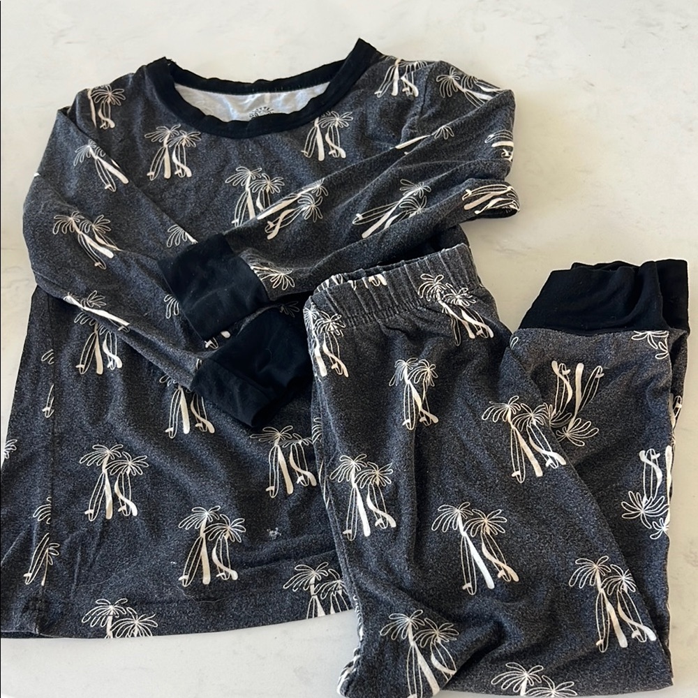 Little Surfer Dude Palm Tree Pajamas